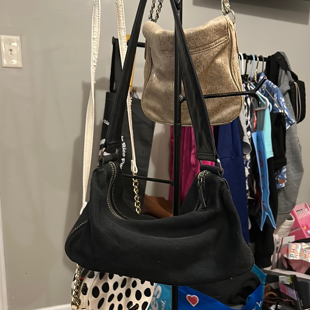 Banana Republic Black Shoulder Bag with Structured Design - Picture 1 of 5